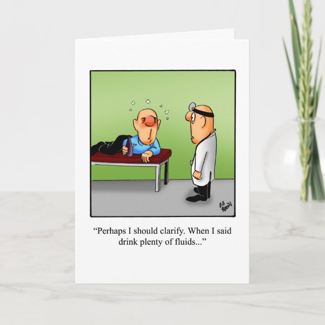 Engraçado Consiga Um Cartão De Saudação Bem Humor (Frente)