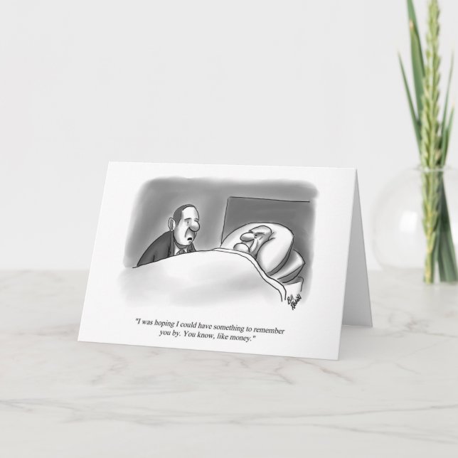 Engraçado Consiga Um Cartão De Saudação Bem Humor (Frente)