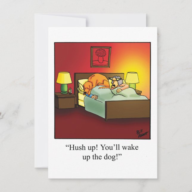 Engraçado Convite de festas de aniversário (Frente)