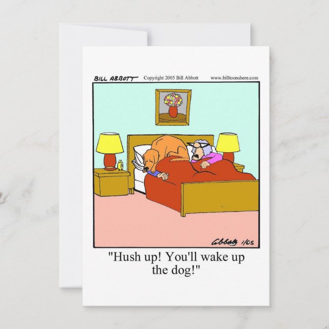 Engraçado Convite de festas de aniversário (Frente)