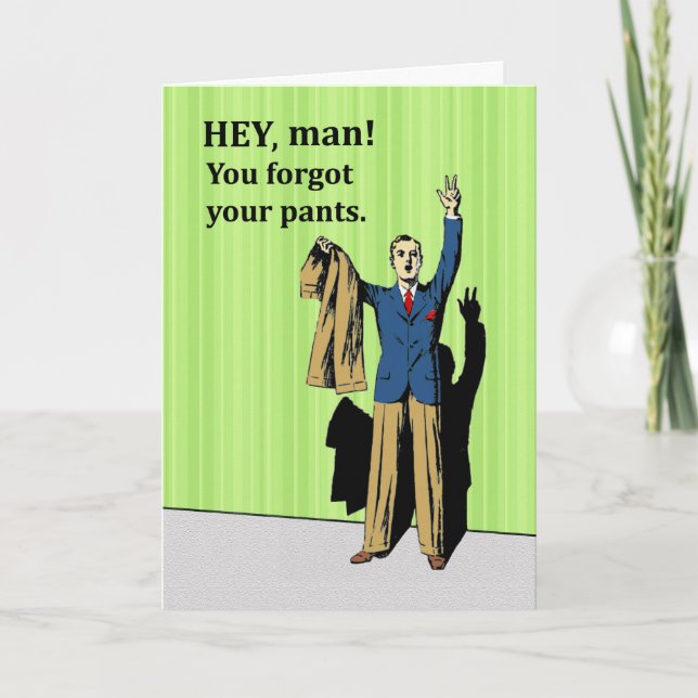 Engraçado Convite para o Melhor Homem para Casamen (Frente)