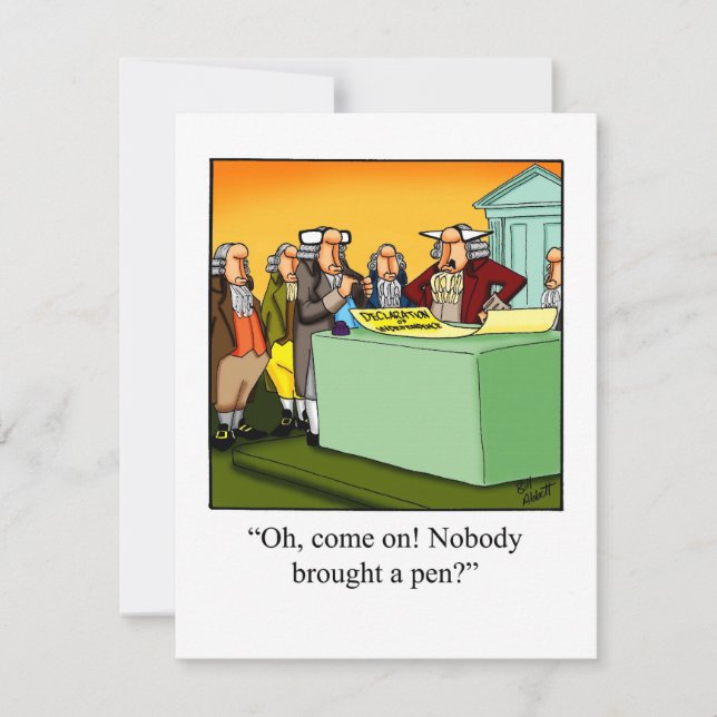 Engraçado Convites de festas de 4 de julho (Frente)