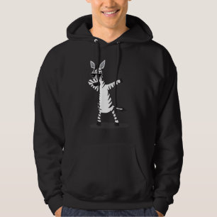 Engraçado Dabbing Zebra Top Para Amantes de os ani