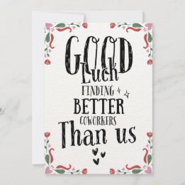 Engraçado deixar um cartão para homens mulheres, h