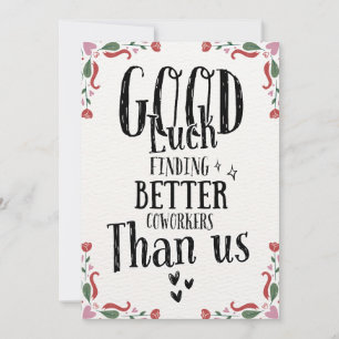 Engraçado deixar um cartão para homens mulheres, h