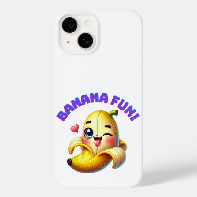 Engraçado Design de Winking Banana para diversão e (Verso)
