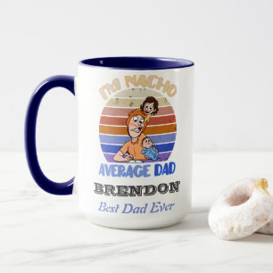 Engraçado dia de os pais personalizado caneca
