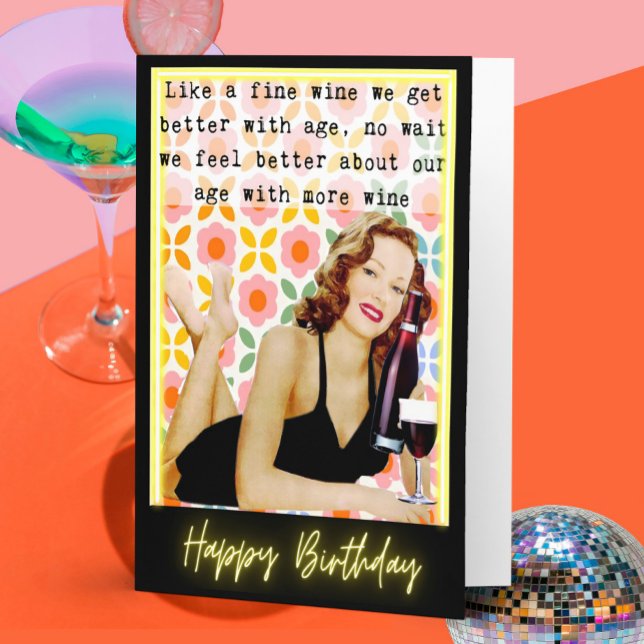 Engraçado Dizer Cartões de Aniversário A Melhor Am (Criador carregado)