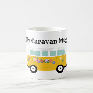 Engraçado dizer minha caravana acampando caneca de