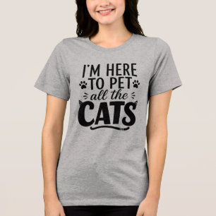 Engraçado, estou aqui para acariciar todos os gato