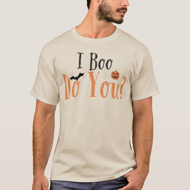 Engraçado "Eu Boo Você?" Camisa de Halloween para  (Frente)