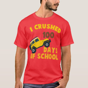 Engraçado Eu Esmagei 100 Dias De Camisa De Escola