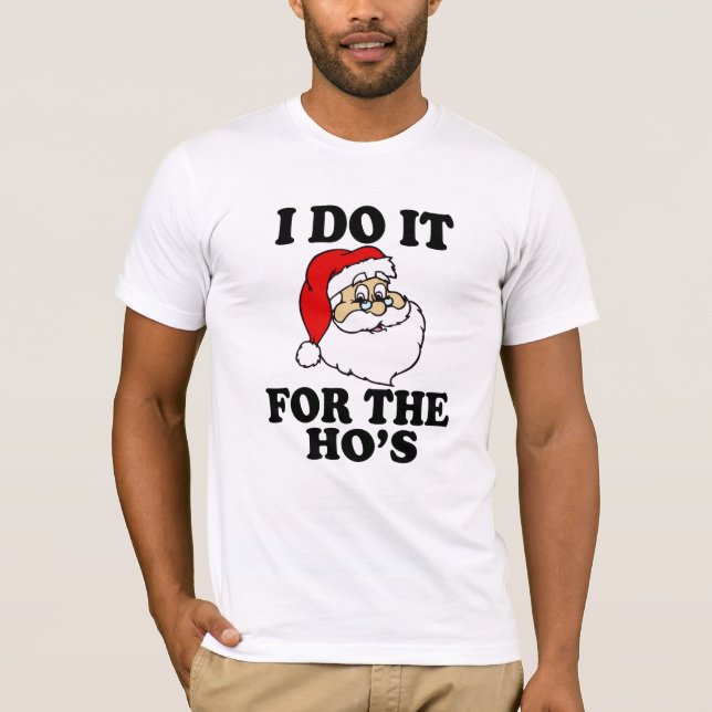 Engraçado eu faço-o para ho a camisa do Natal do (Frente)