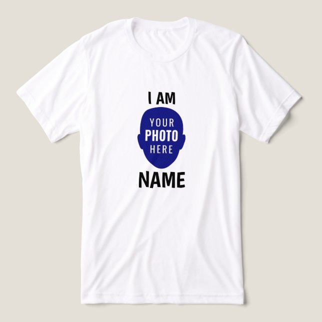 Engraçado Eu Sou Foto Personalizada de Rosto e Nom (Design frontal)