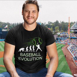 Engraçado Evolução da Camisa de Baseball