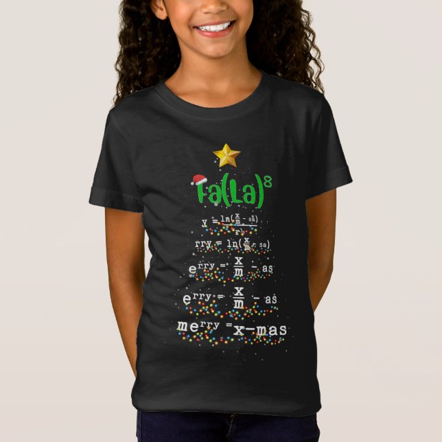 Engraçado Fa La 8 Natal Árvore Música Camisa Amor (Frente)