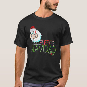 Engraçado Feliz Navidad Espanhola de Camisas de Na