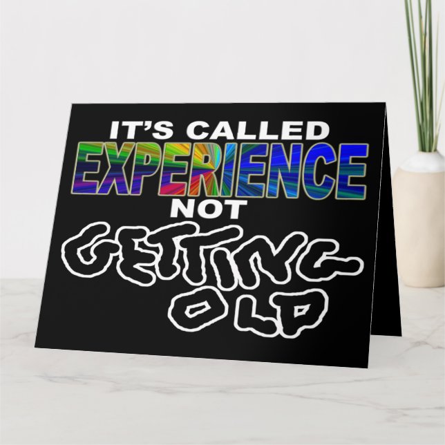 engraçado ficar com o velho cartão de aniversário (Frente)