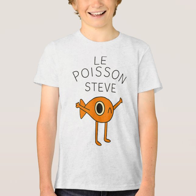 Engraçado Fish Le Poisson Steve Para Crianças Home (Frente)