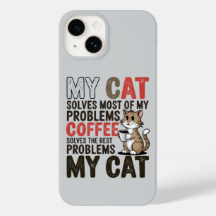 Engraçado Gato e Café Lover: Meu Gato Resolve