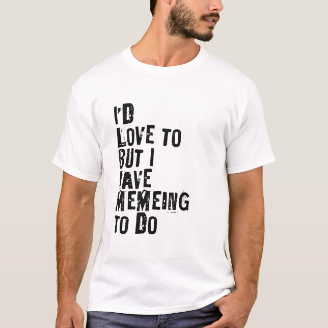 Engraçado gen z camisa branca meme (Frente)