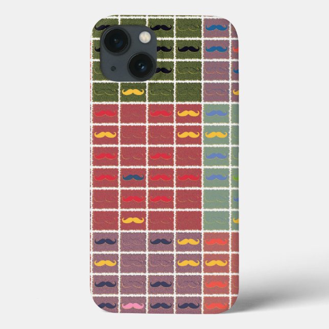 Engraçado Girly Mustache 2 (Verso)