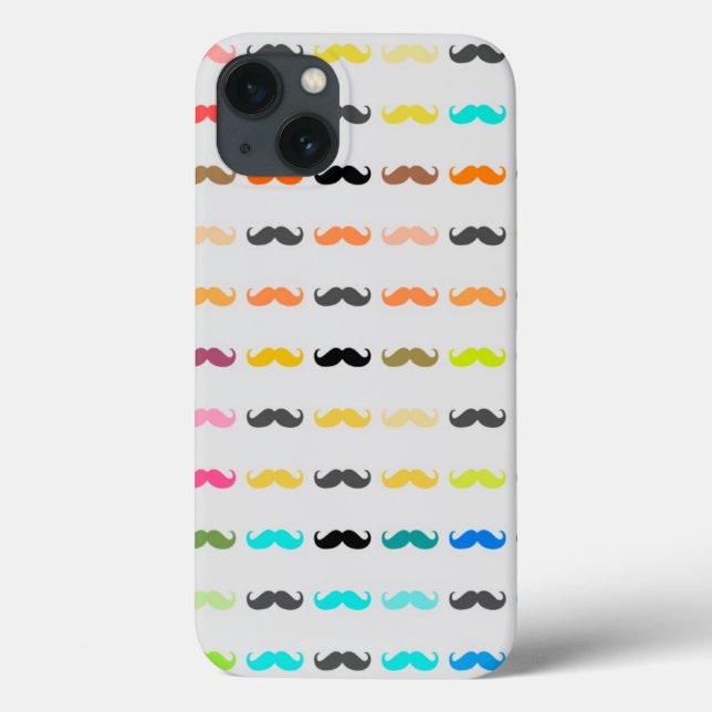 Engraçado Girly Mustache 4 (Verso)