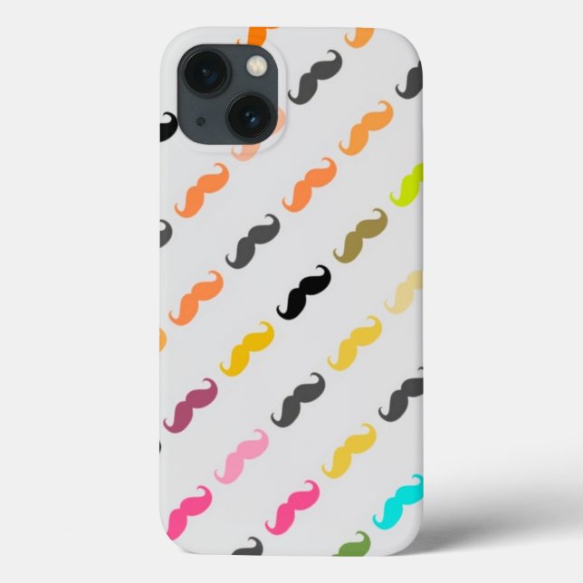Engraçado Girly Mustache 5 (Verso)