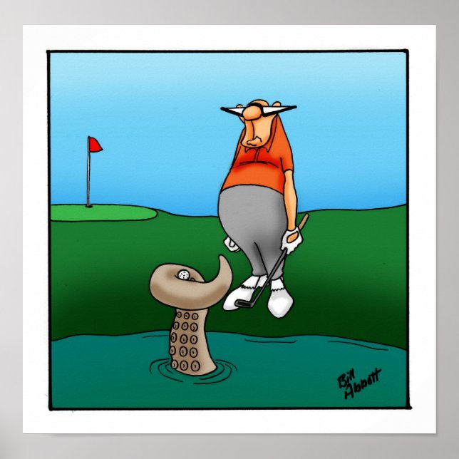 Engraçado Golf Humor Poster Gift (Frente)