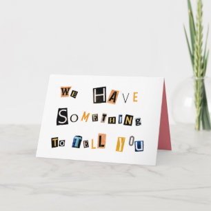 Engraçado Gravidez revela anúncio Avó