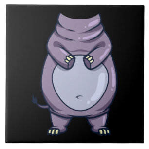 Engraçado Hippo Corpo Sem Cabeça Halloween Fanta