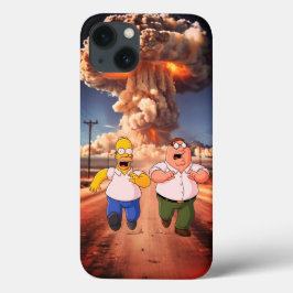 Engraçado Homer & Peter Nuclear Mushroom Cloud