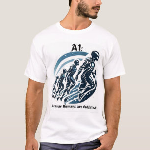 Engraçado IA: Porque os humanos são camiseta ultra