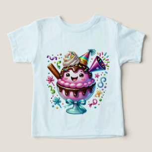 Engraçado Icecream Bella+Canvas Toddler Tri-blend