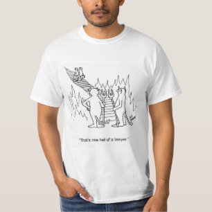 Engraçado Inferno de uma Camisa de Cartoon de Adv
