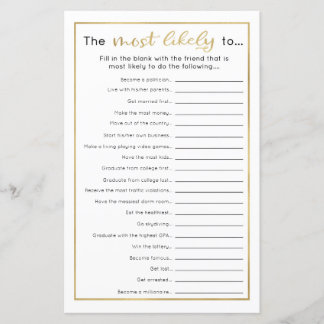 Engraçado jogo de Festa de formatura - É mais prov