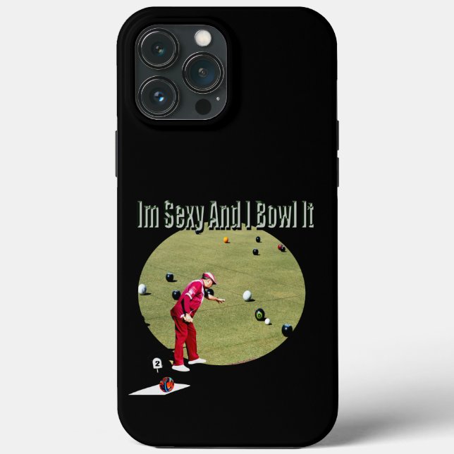 Engraçado Lawnbowls Tough Apple iPhone 13 Pro Max  (Verso)