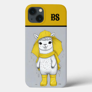 Engraçado Llama em Raízes de Chuva - Humor de Prai