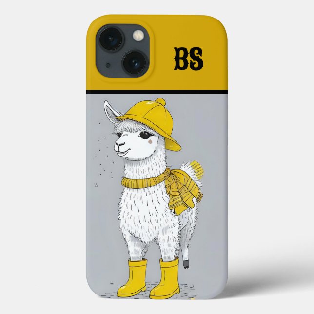 Engraçado Llama em Raízes de Chuva - Humor de Prai (Verso)