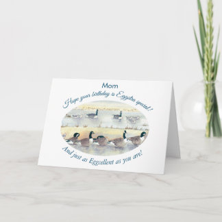 Engraçado Mãe Eggstra Cartão de Aniversário de Art