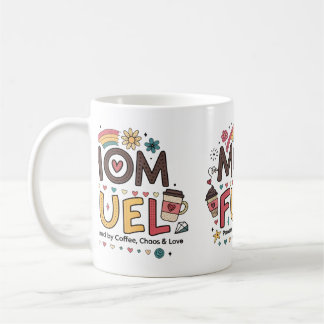 Engraçado Mãe Mug - Xícara de Café "Combustível Mã