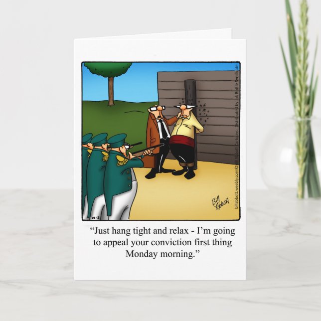 Engraçado Manter Em Contato Um Cartão De Saudação  (Frente)