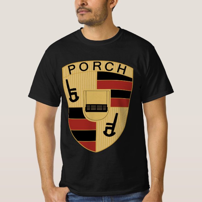 Engraçado Marca de luxo Camisa de Porch Men (Frente)