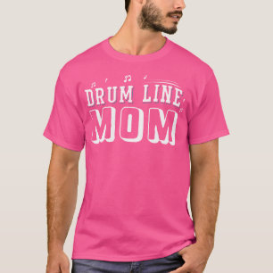 Engraçado Marchando Banda T Camisa Tambor Linha Mã