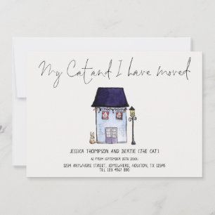 Engraçado Meu Gato e eu movemos o Cartão de Movi