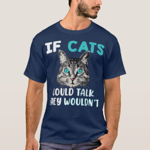Engraçado Moody Cat Top