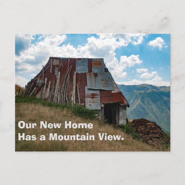 Engraçado mudança de cartão de endereço: tin-tof (Frente)