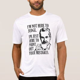 Engraçado "Não Aqui Para Julgar" camisas e jaqueta