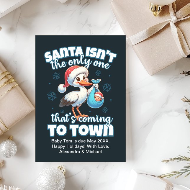 Engraçado natal, bebê grávida, anúncio (Criador carregado)