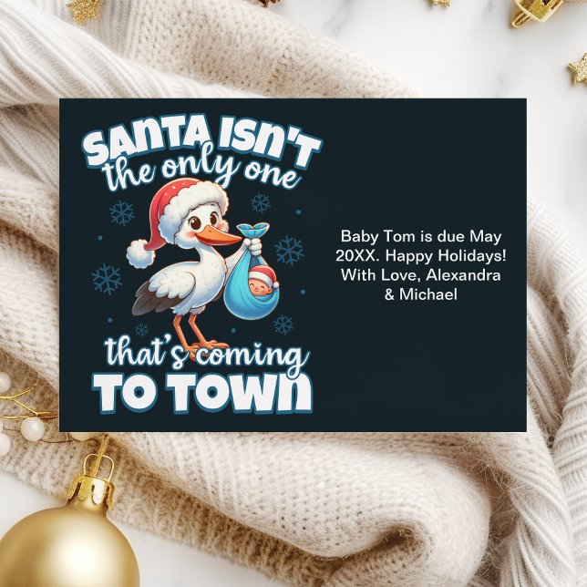 Engraçado natal, bebê grávida, anúncio (Criador carregado)